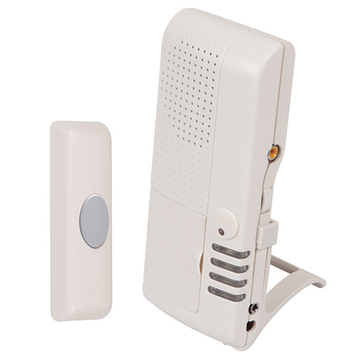 Safety Technology Wireless Doorbell Alert W/4chnl Voice Receiver