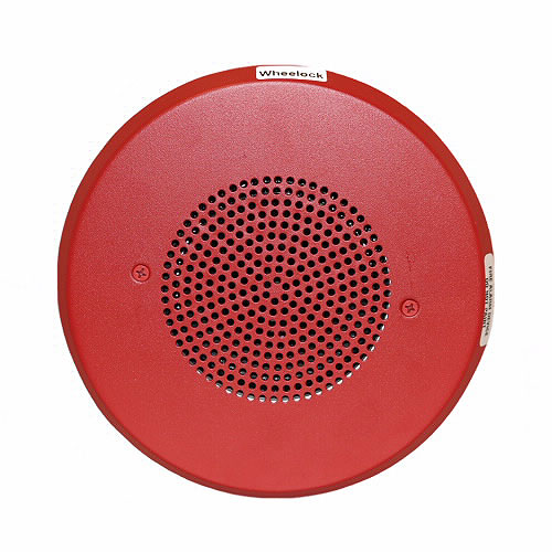 Eaton Wheelock ET90-R ET90 Round Speaker, 1/8 to 8 watts, ceiling, 25/70V, Red