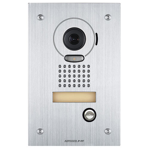 Aiphone JP-DVF Video Door Station, Vandal Resistant Flush Mount Stainless Steel