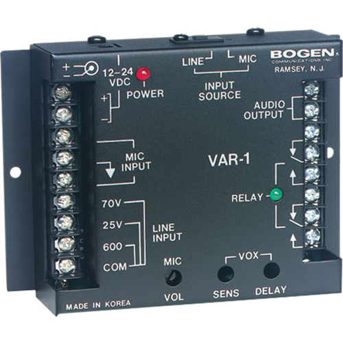 Bogen VAR1 Voice-Activated Relay