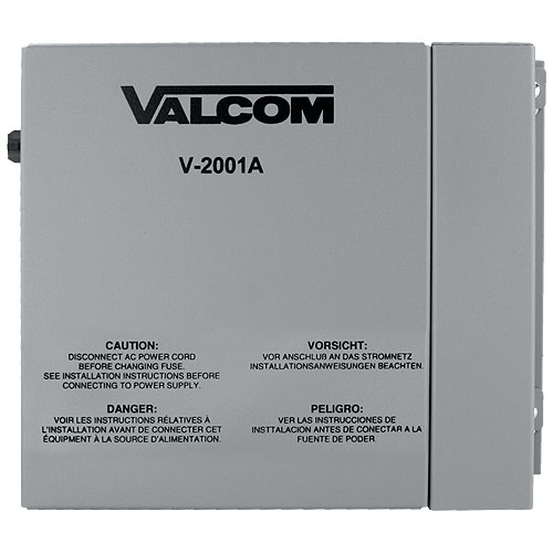 Valcom V-2001A One-Way Enhanced Page Control with Power, 1 Zone