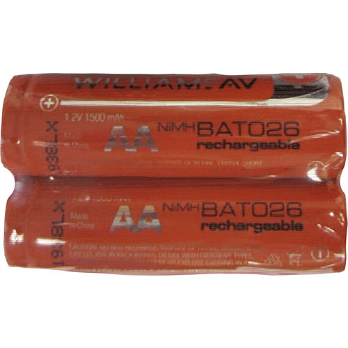 2 AA Rechargeable Nimh Batteries 1.2 Volt, 1500mah