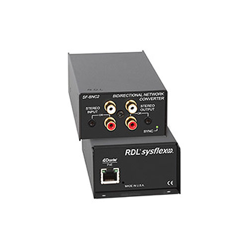 RDL Bidirectional Unbalanced Stereo Audio Network Interface