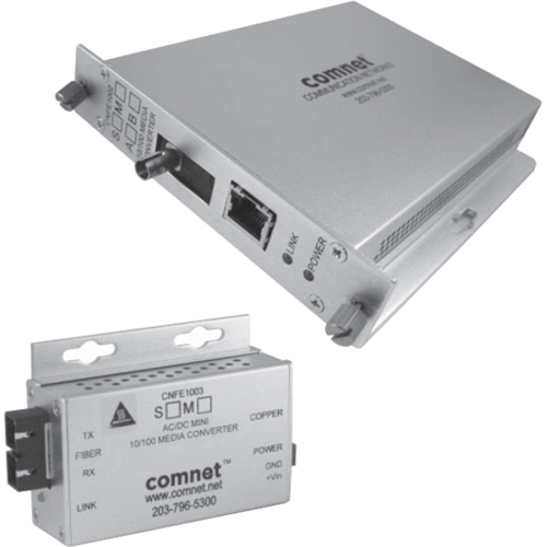 ComNet Standard Mount DC-only Media Converter