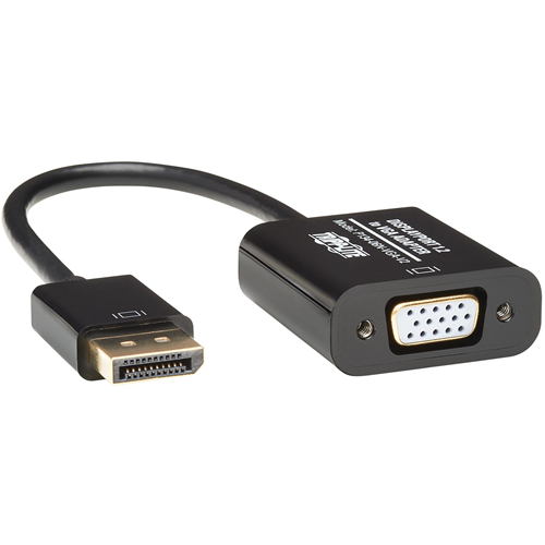 Tripp Lite 6in DisplayPort to VGA Adapter Active Converter DP to VGA M/F DPort 1.2 6