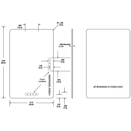 Graphic Card, 26 bit, HID supported (packed in groups of 50