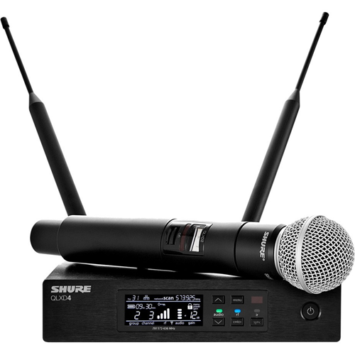 Shure QLXD24/SM58 System with QLXD2/SM58 Handheld Transmitter