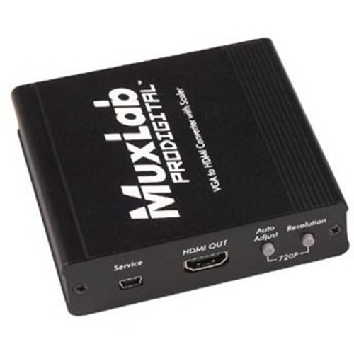 MuxLab VGA to HDMI Converter with Scaler