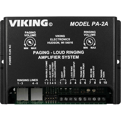 Viking Electronics Paging Amplifier Loud Ringer