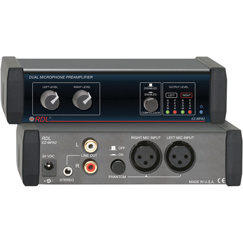 RDL EZ-MPA2 Amplifier - 2 Channel