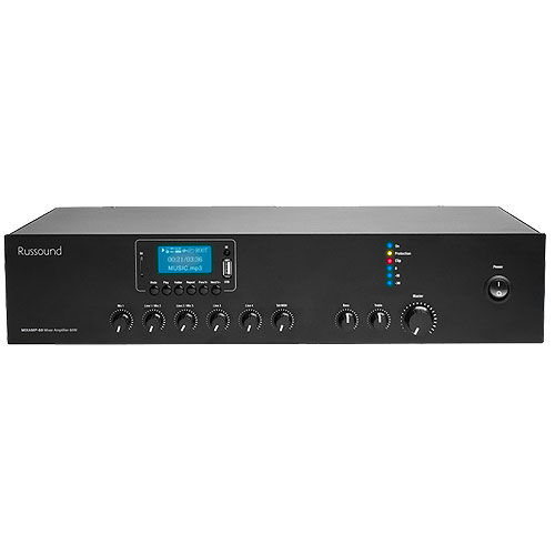 Russound MIX-AMP-60 70V Mixer Amplifier with Media Player