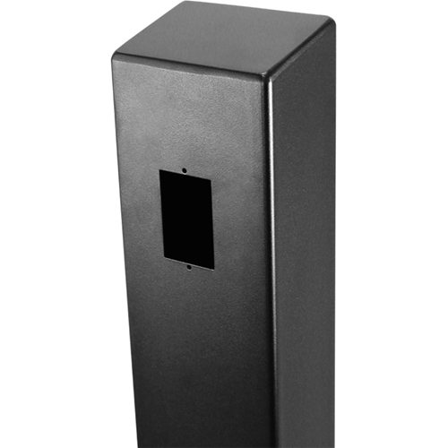 PEDESTAL PRO ADA-CS-TWR-47X4X6 Mounting Pedestal for Card Reader, Intercom System, Keypad, Biometric Reader, Door Station, Access Control System, Push Button, Camera - Black Wrinkle