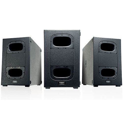 Loudspeaker, Ks212c-Na, 100-240v, Bk, Dual 12