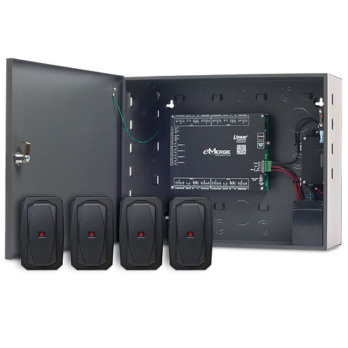 Linear PRO Access eMerge Elite-36 4-Door 4-Reader Access Control Platform Bundle