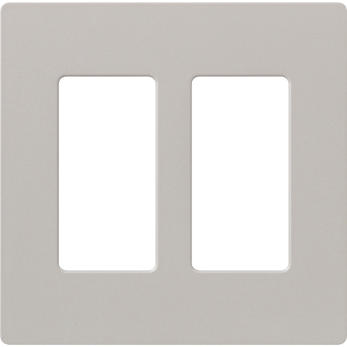 Lutron Satin Colors 2 Socket Faceplate