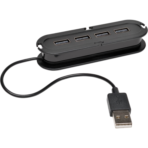 Tripp Lite 4-Port USB 2.0 Compact Mobile Hi-Speed Ultra-Mini Hub w/ Cable