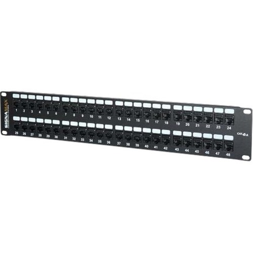 West Penn 48 Port Cat6 Standard Patch Panel