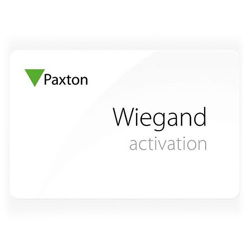 Wiegand Activation Card With Hid