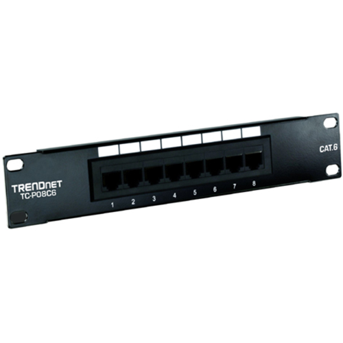 TRENDnet 8-Port Cat. 6 Unshielded Patch Panel