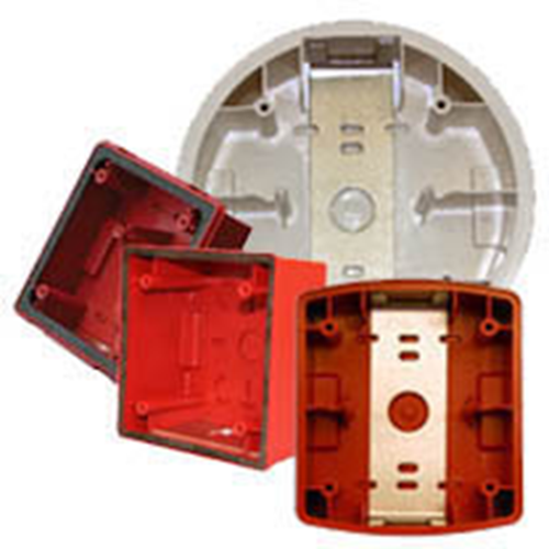 Cooper Wheelock SFP-R Mounting Adapter - Red