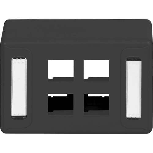 ICC 4-port Universal Furniture Faceplate