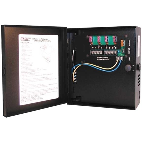 Preferred Power Products CCTV Power Supply - 12VDC, 4 Output, 5 Amps