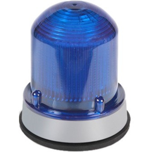 Edwards Signaling 125 Class XBR LED Beacon - Steady-On/Lightburst - Gray Base Blue 24V DC, 0.215A