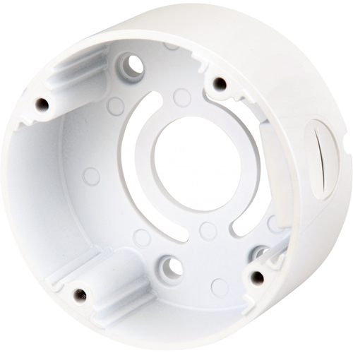 Speco Round Junction Box, White Housing