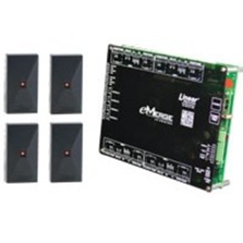 Linear PRO Access ACM4DB: eMerge Elite 4-Door 4-Reader Access Control Module Bundle