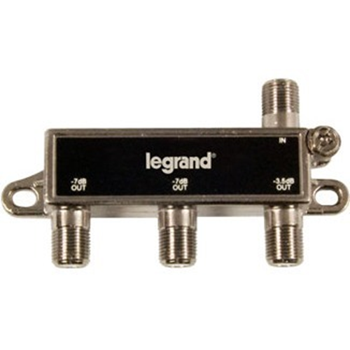 Legrand-On-Q 3-Way Digital Cable Splitter w/ Coax Network Support