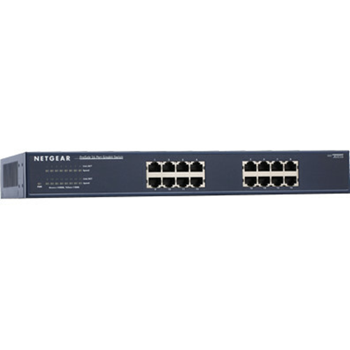 NETGEAR 16-Port 1G Smart Managed Plus PoE+ Switch, 85W, JGS516PE