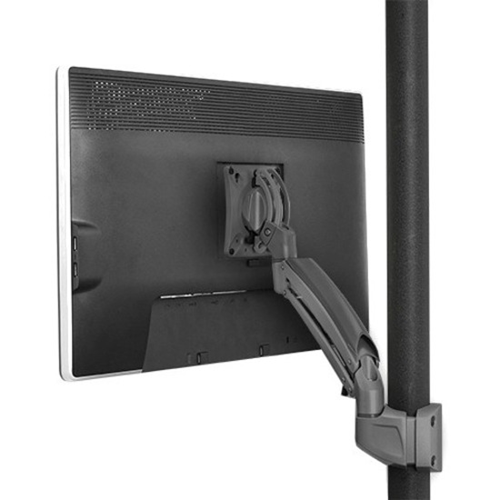 Chief KONTOUR K1P110B Pole Mount for Flat Panel Display - Black - TAA Compliant