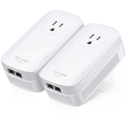 TP-Link AV2000 2-Port Gigabit Passthrough Powerline Starter Kit