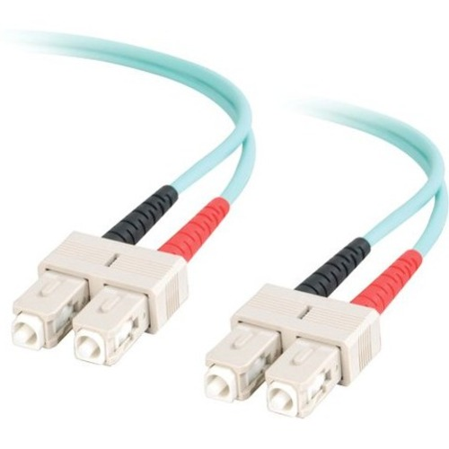 Quiktron 2m Value Series SC SC 10G Duplex PVC Fiber Cable