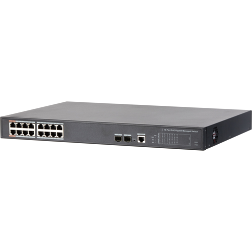 Dahua 16-Port PoE Gigabit Managed Switch