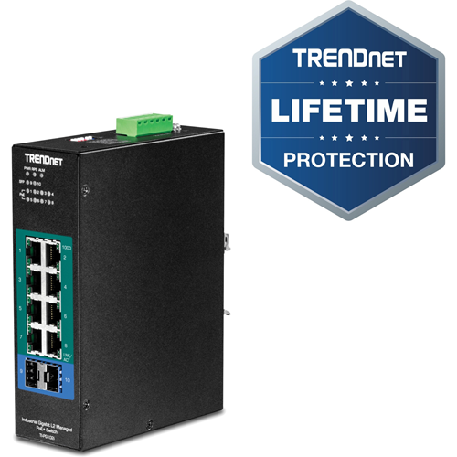 TRENDnet 10-Port Industrial Gigabit L2