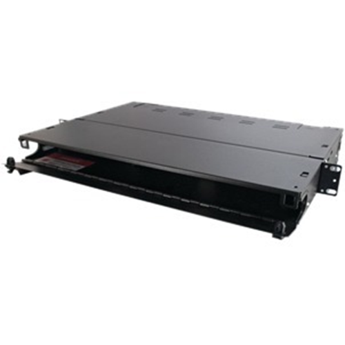 Quiktron Q-Series 1U 3-Panel Rackmount Fiber Optic Enclosure