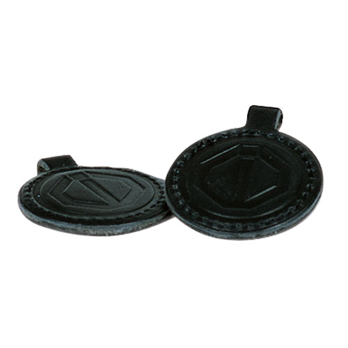 CDVI BP Leather Key Ring Badge