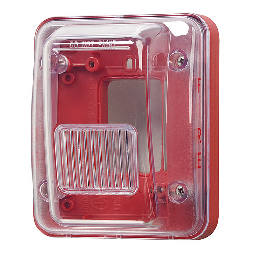 Gentex GOELP-R Low Profile Weatherproof Outdoor Enclosure, Red