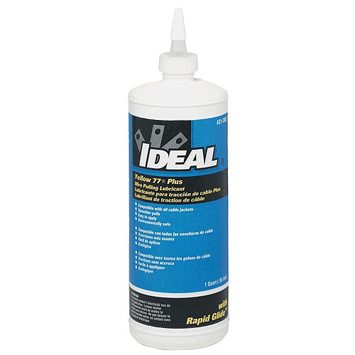 IDEAL 31-398 Yellow 77 Plus Wire Pulling Lubricant 1-Quart Squeeze Bottle