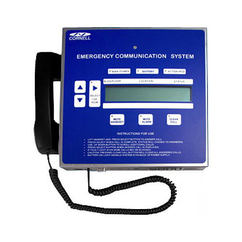 Cornell A-4800M Digital Emergency Communication System, Master And Remote Control Panels