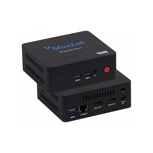 MuxLab 500789 4K Signage Player Plus