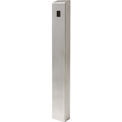 PEDESTAL PRO ADA-STAINLESS-TOWER-48X4X6 Mounting Post for Telephone Entry System, Access Control System - Brushed Stainless Steel