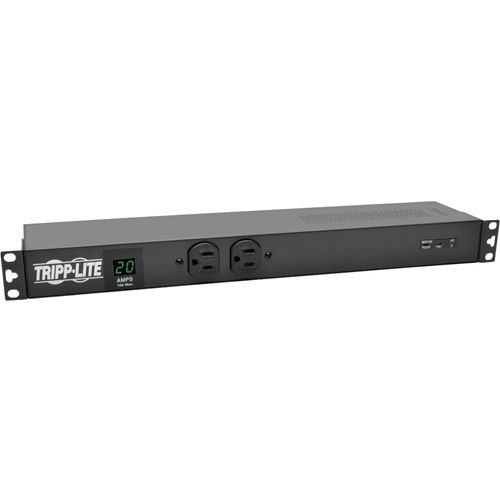 Tripp Lite PDU Metered Isobar Surge 120V 20A 12 5-20R; 2 5-15R L5-20P 1URM