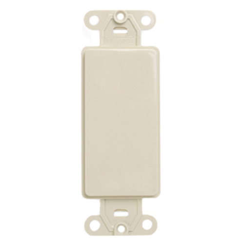 Leviton QuickPort 80414-00I Decora Blank Faceplate Insert