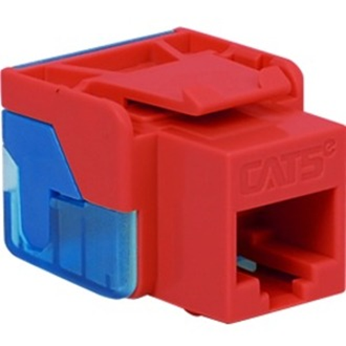 ICC Cat 5e, EZ, Modular Connector, Red