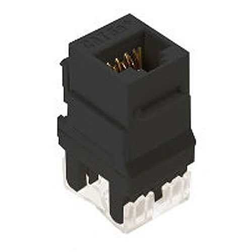 Legrand-On-Q RJ45 Cat 5e Keystone Connector, Black (M20)