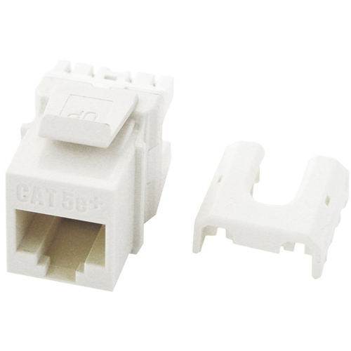 Legrand-On-Q Cat 5e QuickConnect RJ45 Keystone Insert, White, 100-Pack