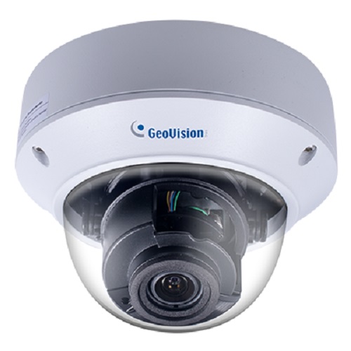 GeoVision GV-TVD8710 8 Megapixel Outdoor IR Vandal Proof IP Dome Camera, 2.8-12mm Lens