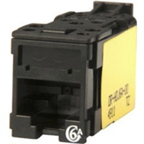 Ortronics Clarity Cat.6a High Density Jack,T568A/B, Black